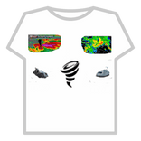 tornado hunter team white edition for black shirt