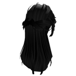 Trendy Black Half Up Half Down Hair