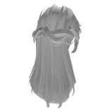 Trendy White Half Up Half Down Hair