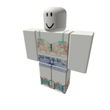 Tribal Top w/ Denim Shorts & Floral Convers