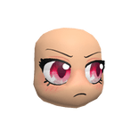 Tsun Anime Head (Pink Eyes)