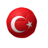 Turkey Flag Globe Soccer Ball Helmet Country