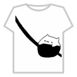 Up Hand Bongo Cat in Swag Black Bag