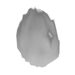 Upright Bunny Tail In White