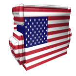 USA Backpack World Globe Flag US