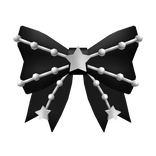 (V1) Starry Bow Black And Silver