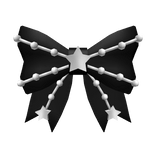 (V2) Starry Bow Black And Silver