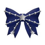(V2) Starry Bow Navy And Silver
