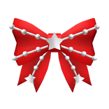 (V2) Starry Bow Red And Silver