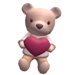 Valentine Teddy Bear Creme