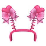 Valentines Heart Boppers Pink