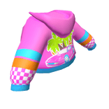 Vaporwave Windbreaker Cape Pink [3.0]