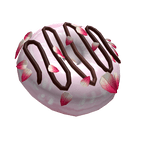 Vegan Coconut Drizzle Donut