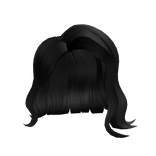 Vintage Wavy Black Bob