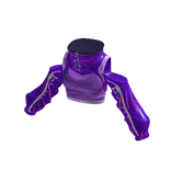 Violet Off Shoulder Crop Top w/Star Charm 