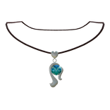 Virgo Blue Gem Necklace