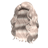 Voluminous Side-Parted Waves in Blonde