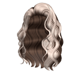 Voluminous Two-Tone Waves in Brown & Blonde