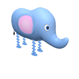 Walking Elephant Balloon - Right