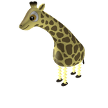 Walking Giraffe Balloon - Left