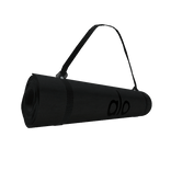 Warrior Mat + Alo Yoga Strap (Black)