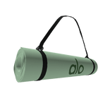 Warrior Mat + Alo Yoga Strap (Honeydew)