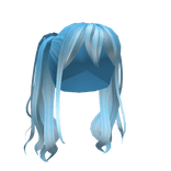 Wavy Blue Hair