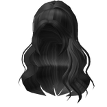 Wavy Princess Ponytail in Black