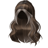 Wavy Princess Ponytail in Brown and Blonde