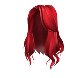 Wavy Red Voluminous Hair