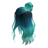 Wavy Top Knot in Tahiti Seas