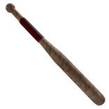 Weathered Baseball Bat