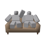 West Elm Mini Biege Couch