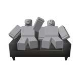 West Elm Mini Black Couch