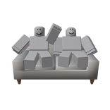 West Elm Mini White Couch