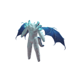 White and Blue Dragon Suit