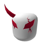 White and Red Shattered Demon