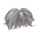 White Anime Style Hair