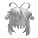 White Anime Yokai Princess Hair