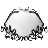 White Black Cursed Shattered Cloak