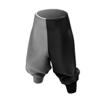 White / Black Samurai Pants