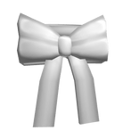 White Bow Collar