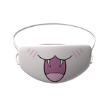 White Bunny Face Mask