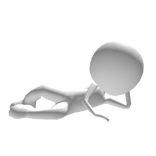 White Character (Lying Down)