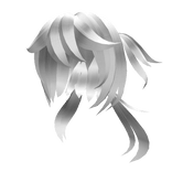 White Cheerful Anime Hair