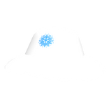 White Christmas Snowflake Trendy Hat