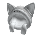 White Comfy Neko Hood