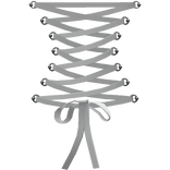 White Corset Back Piercing