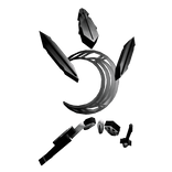 White Crescent Moon Cloak