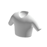 White Crop Top T-Shirt